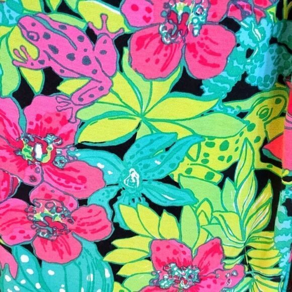 LILLY PULITZER Whitaker One-Sleeve Dress - Size XS - Picture 3 of 5